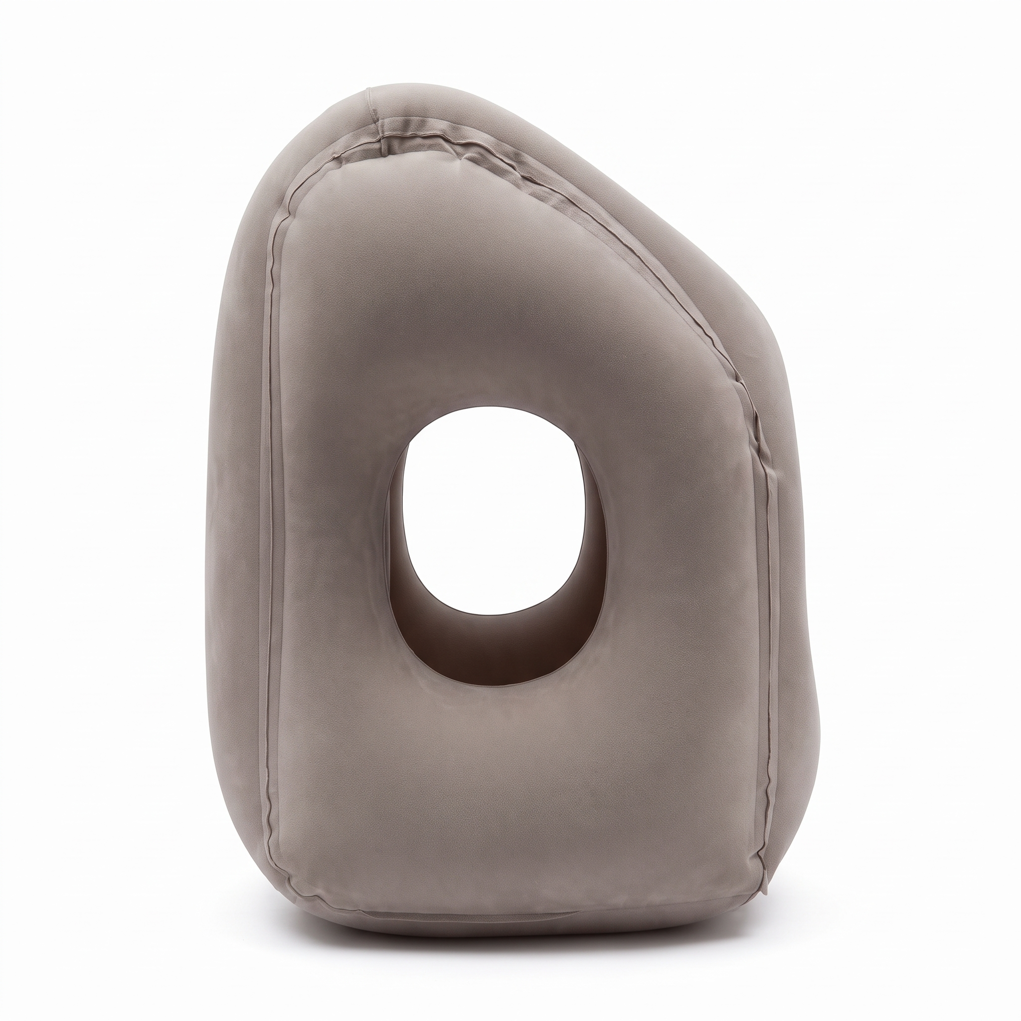 NapHug inflatable travel pillow, side view